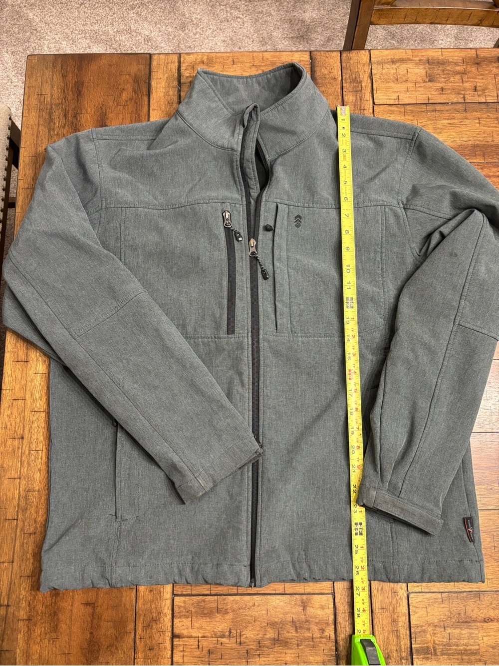 Free Country Men's Gray Lightweight Softshell Jacket